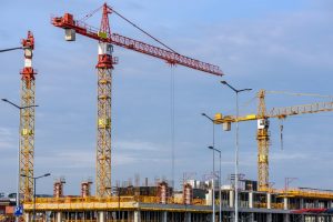 cranes construction site