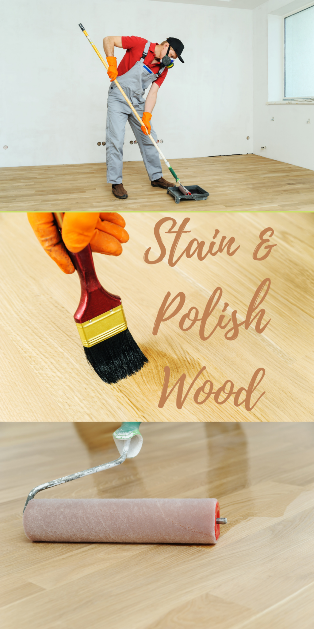 how to stain and polish wood